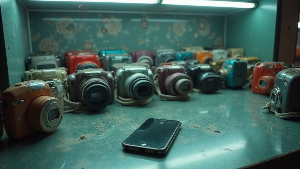 spadający popyt na aparaty fotograficzne