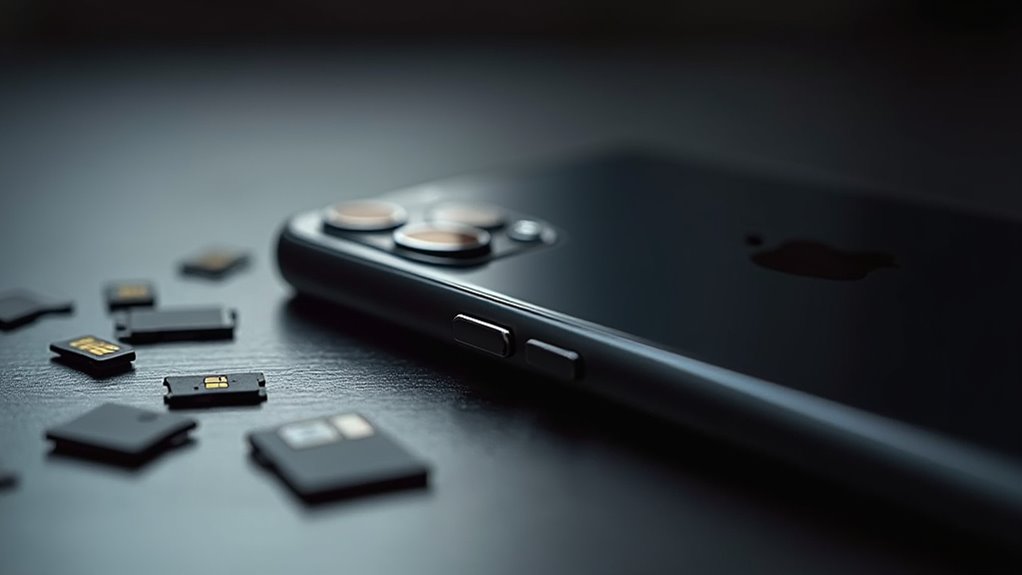 iPhone nie posiada slotu na kartę pamięci