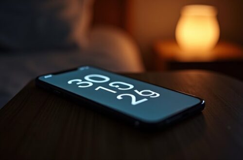 tryb zegara nocnego iphone