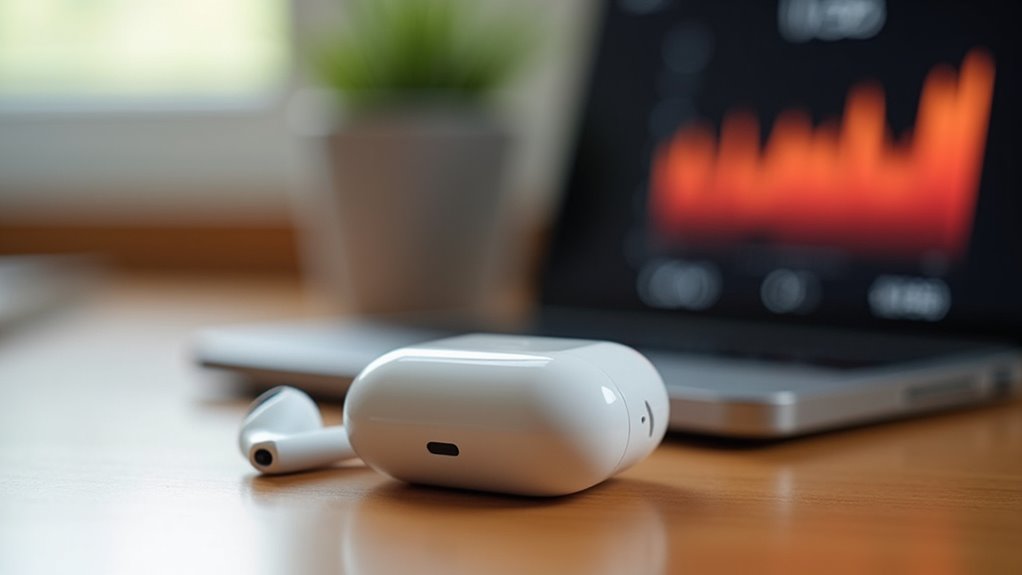 monitorowanie hałasu otoczenia airpods