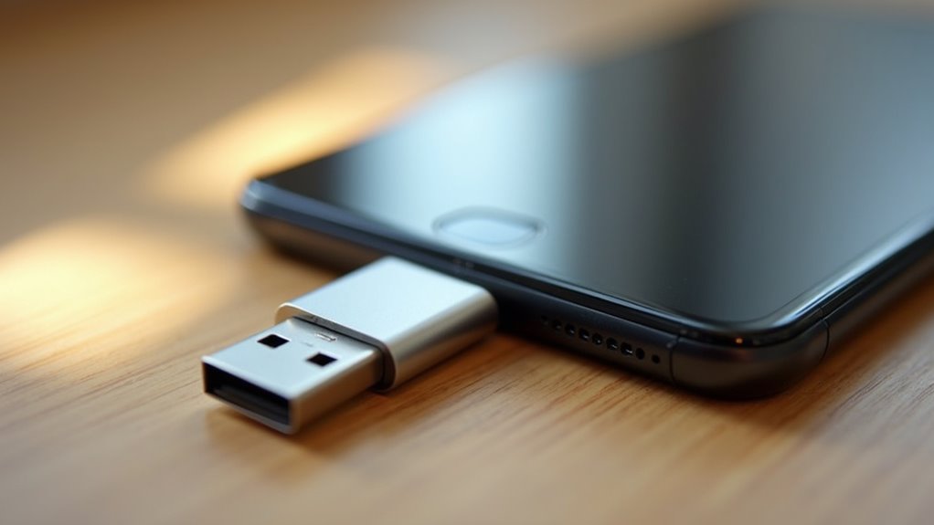 przesyłanie zdjęć na USB-C