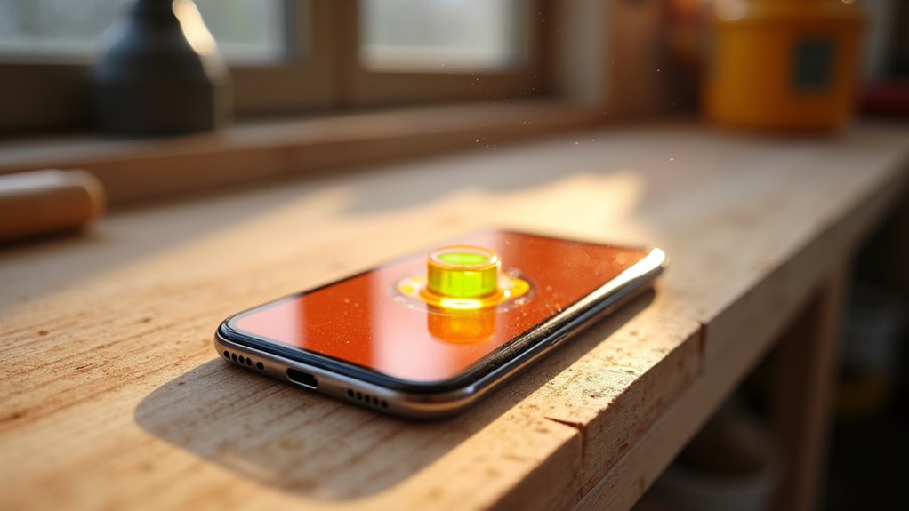 używanie iphone'a jako poziomicy